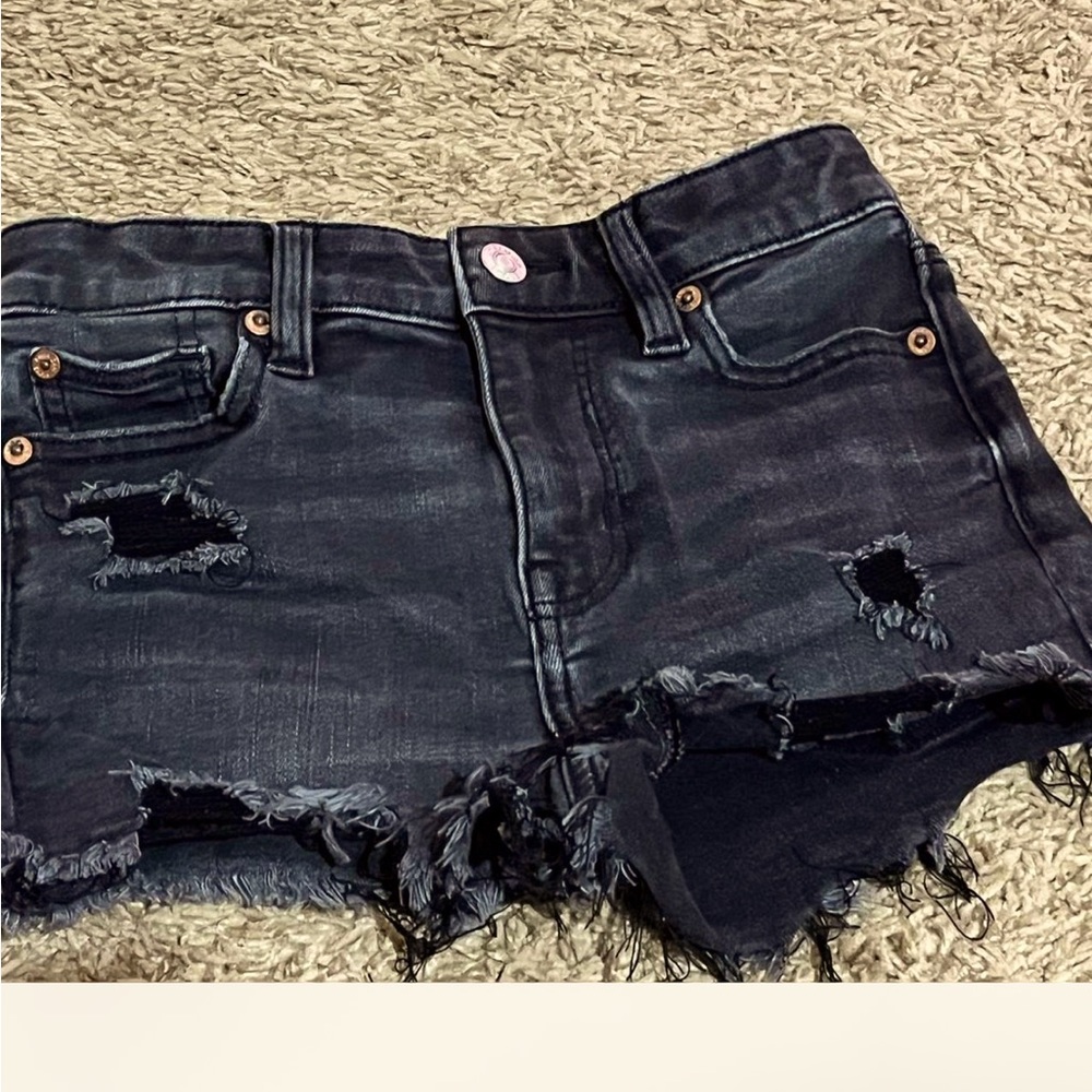 Black American Eagle Jean Shorts!